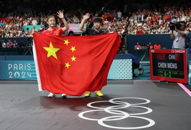 ac米兰-陈梦：这届金牌更珍贵 孙颖莎：会规划好未来四年